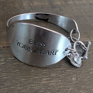 "Bless Your Heart" Spoon Handmade Bracelet